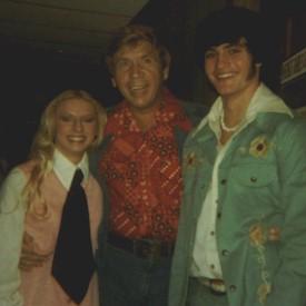 PamBuckOwensKent.jpg - Pam, Buck Owens, and Kent Gordon.