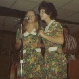PamJoannie.jpg - Pam Gilbert and Joannie Morrison in 1971.