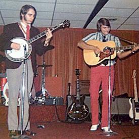 briantom.jpg - Brian Morgan and Tom Rutledge, playing "Dueling Banjos"
