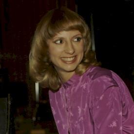 PamBigSmile.jpg - Pam showing off a big smile at practice