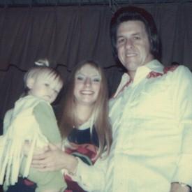 JoyPamTommyCash.jpg - Joy, Pam & Tommy Cash.  (Johnny's brother, well known for his hit "Six White Horses")
