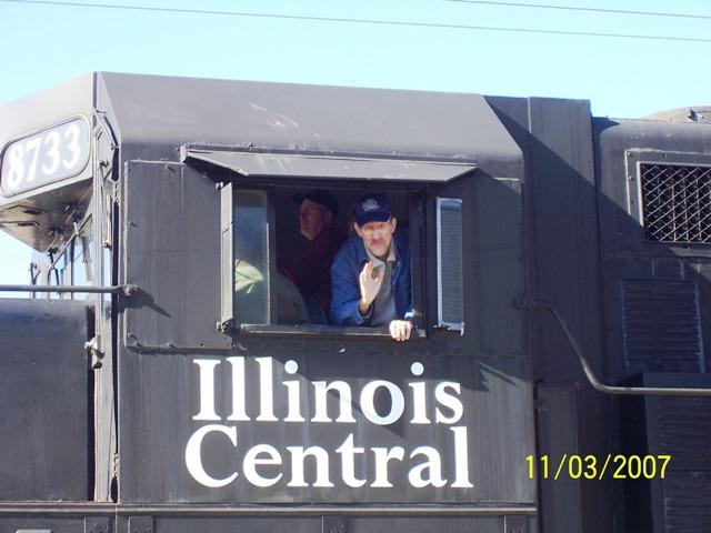 100_3305.JPG - ... and aboard with engineer Paul Jones.