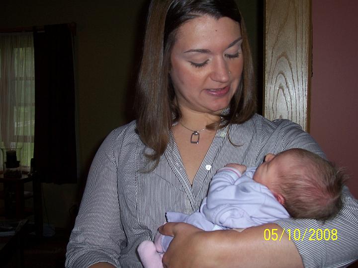 100_3595.JPG - Kristy holding Macie.