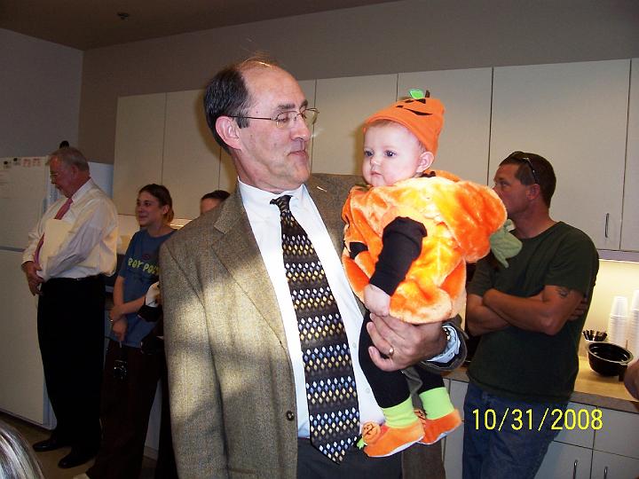 100_4105.JPG - This year, our office held a Halloween parade for employee's kids and grandkids.