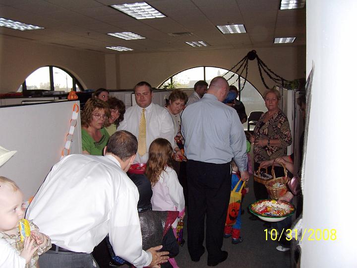100_4119.JPG - Each department handed out lots of goodies!