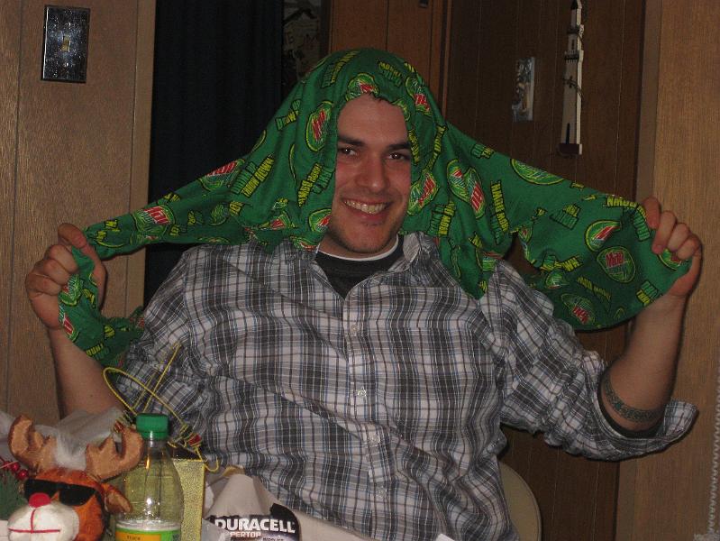 IMG_1209.JPG - Of course, every Christmas we get a pants-on-the-head pose!