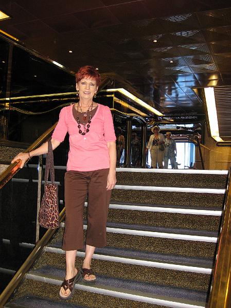IMG_0207.JPG - On one of the ship's three stairwells.