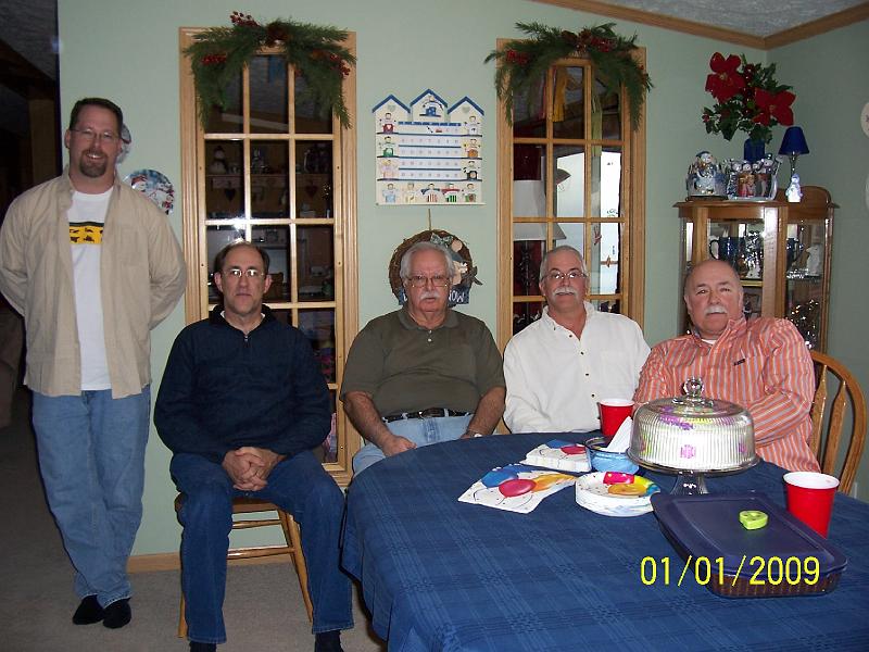100_4502.JPG - The men all looked excited ... they were waiting for the football games to start!