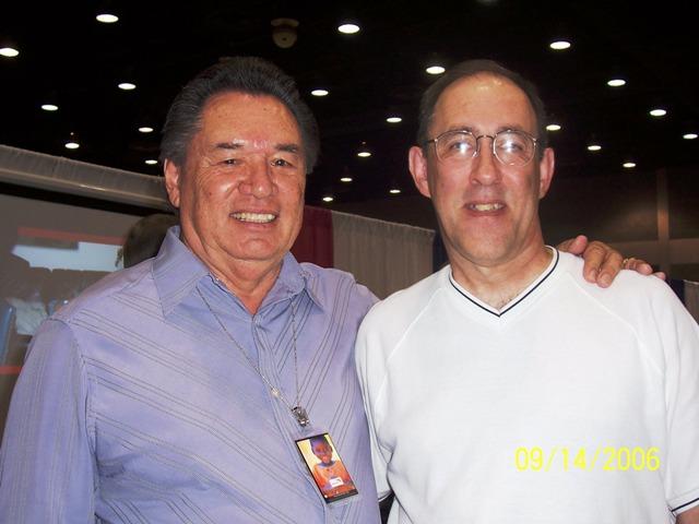 100_2196.JPG - Armand Morales & Mark.  Armand is the legendary bass singer of the Imperials.